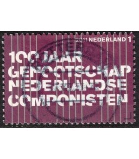 2820 Jubileum zegel componisten (o)