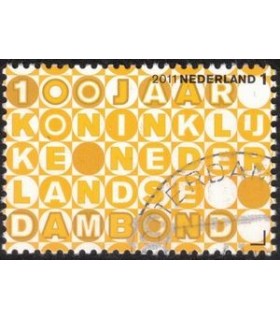 2818 Jubileum zegel dambond (o)