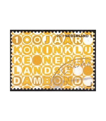 2818 Jubileum zegel dambond (o)