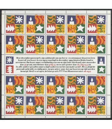 1628 - 1629 Decemberzegels vel (xx)