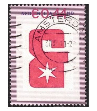 Ster in rood embleem (o)