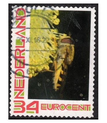 Kerst bij op bloem (o)