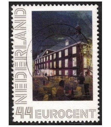 Gebouw met verlichting (o)