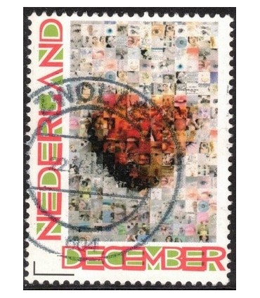 Kerstzegel Hartje (o)