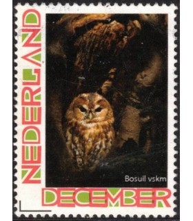 Kerstzegel VKSM Bosuil (o)