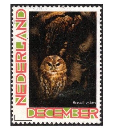 Kerstzegel VKSM Bosuil (o)