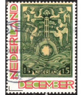 Kerstzegel Brandkast (o) 1.