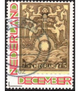 Kerstzegel Brandkast (o) 2.