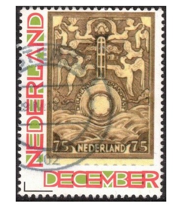 Kerstzegel Brandkast (o) 2.