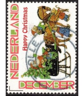 Kerstzegel Happy Christmas (o)