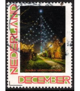 Kerstzegel grootste kerstboom (o)