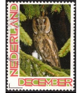 Kerstzegel uil (o)