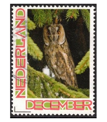 Kerstzegel uil (o)