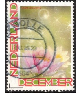 Kerstzegel VSKM bloem (o)