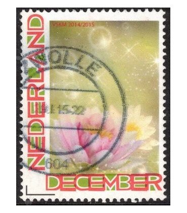 Kerstzegel VSKM bloem (o)
