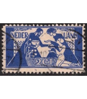 134 Toorop zegel (o) 3.