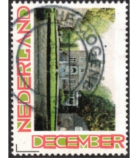 Kerstzegel oud huis (o)