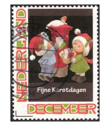 Kerstzegel Fijne Kerstdagen (o) 3.