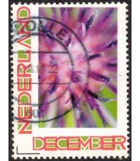 Kerstzegel bloem (o) 2.