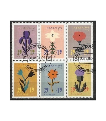 2252 - 2257 Bloem en Kunst (o)