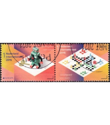 3285 - 3286a Europazegels (o)