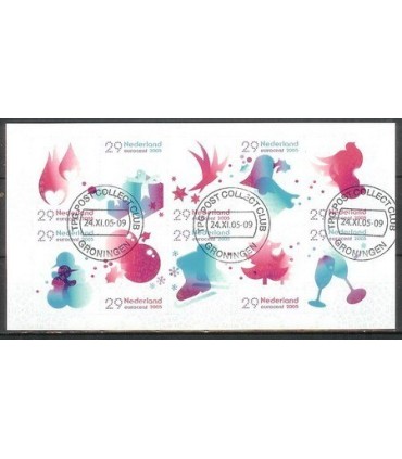 2371 - 2380 Decemberzegels half vel (o)