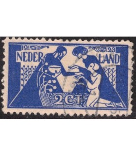 134 Toorop zegel (o)