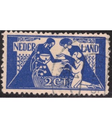 134 Toorop zegel (o)