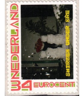 Kerstzegel Shirley under fire (xx)