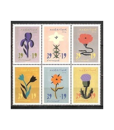 2252 - 2257 Bloem en Kunst (xx)