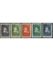 300 - 304 Kinderzegels (xx)