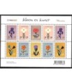 2252 - 2257 Bloem en Kunst vel (xx)