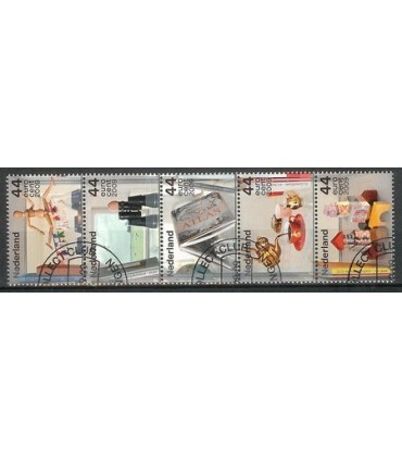 2645 - 2649 Jubileumzegels half vel (o)