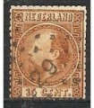 009 Koning Willem III (o) puntstempel 29.