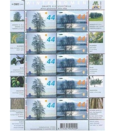 2528 - 2529 Bomen in de winter vel (xx)