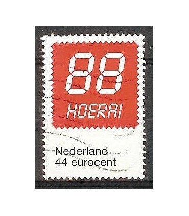 2670b Felicitatiezegel hoera (o)