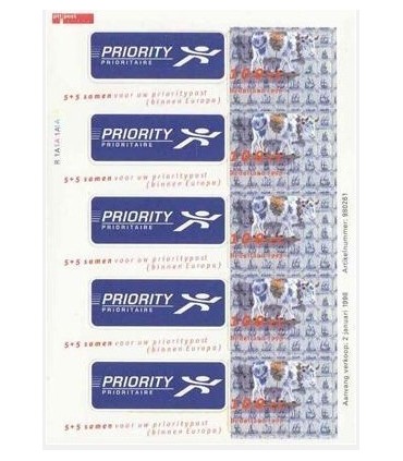 1747 Priorityzegel vel (xx)