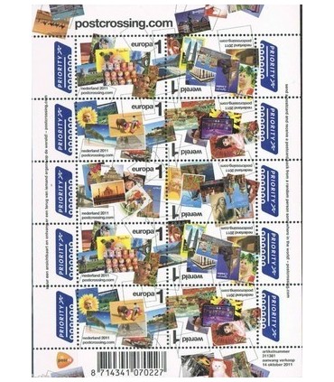 2879 - 2884 Postcrossing (xx) vel