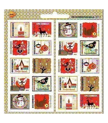 2887 - 2896 Kerstzegels heel vel (xx)