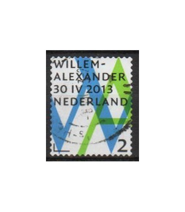 Willem Alexander Inhuldigingszegel 2 (o)