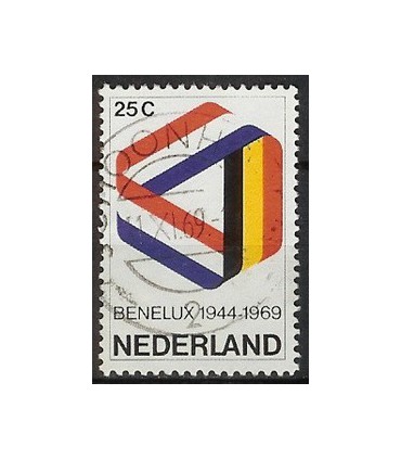 930 Benelux-zegel (o)