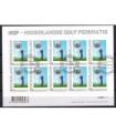 2635a Persoonlijk zegel Golfer vel (o)